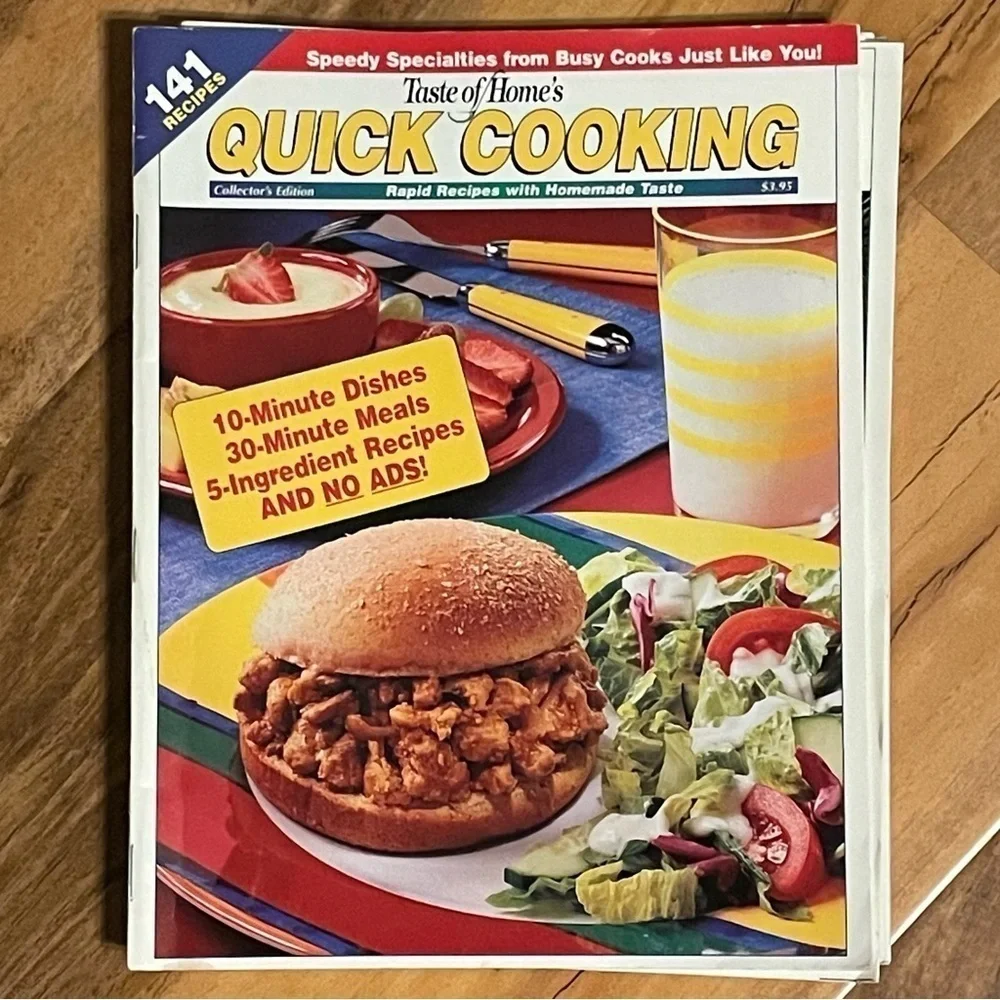 Taste of Home Quick Cooking Magazines Lot/Bundle of 8